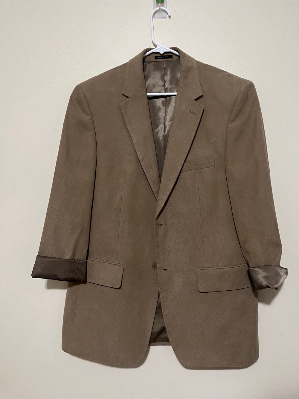 Men's Brown Suede Blazer - Classic Tailored Style